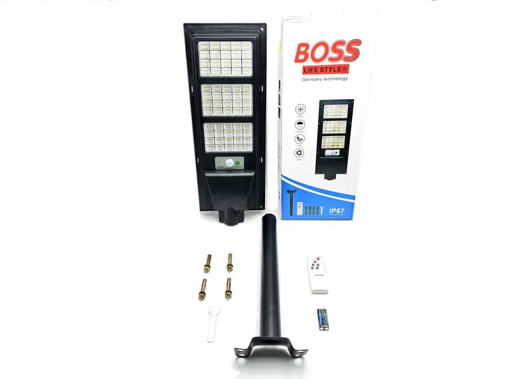 ⭐️ چراغ خورشیدی شارژی LED باس
