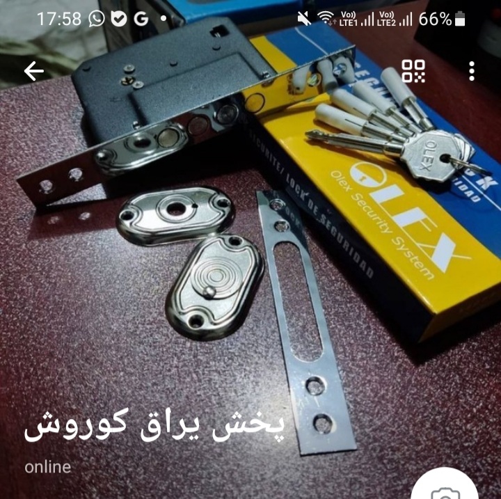 #قفل_چهارلول_Olex #قفل_کمکی_درب قفل چهار لول الکس .از بهترین کیفیت. کمکی درب های آپارتمانی و ضد سرقت