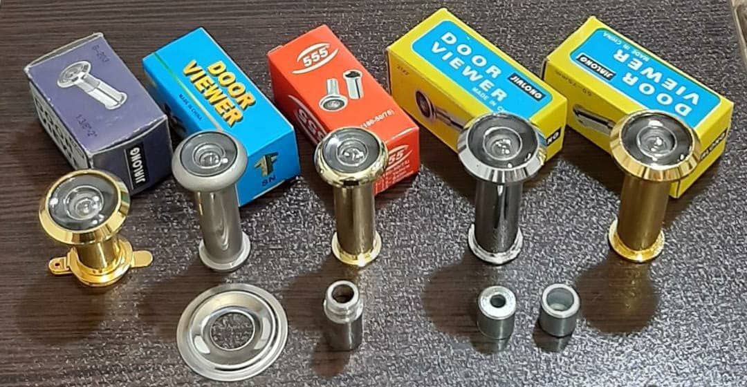  چشمی درب 180 درجه چینی رنگ کروم طلایی زیتونی کیفیت عالییی 🟡 بسته 12 عددی کارتن 600 عددی لینک کانال 