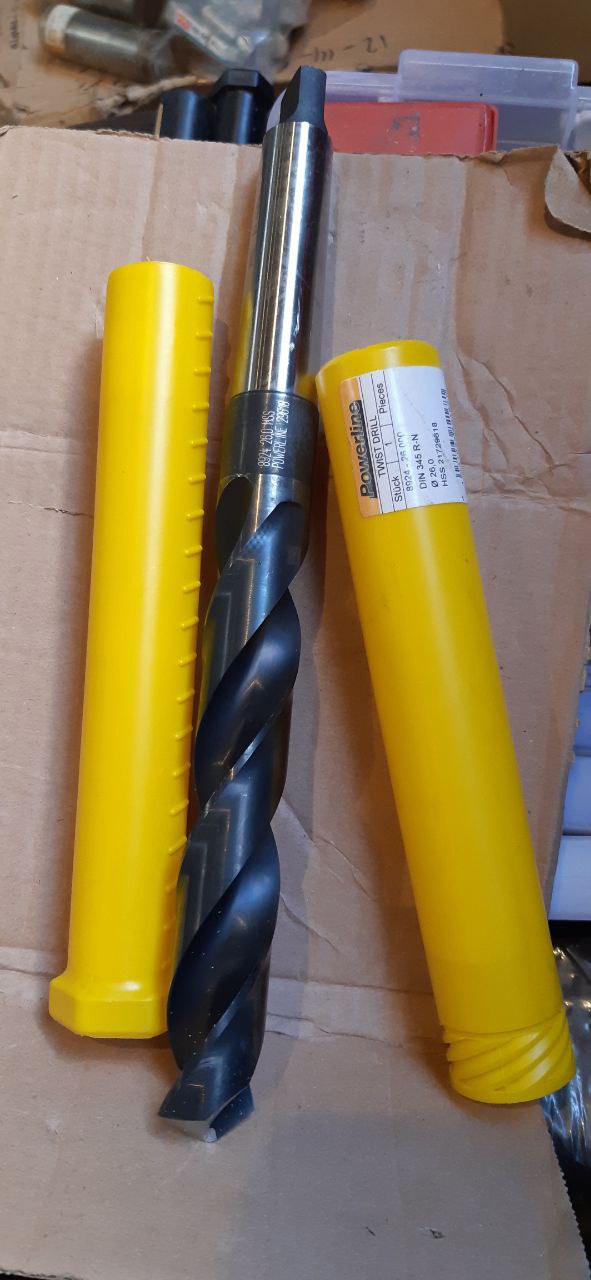 مته های ماشینی ته کونیک مارک POWER LINE ساخت کشور آلمان 