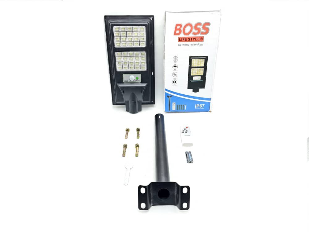 ⭐️ چراغ خورشیدی شارژی LED باس