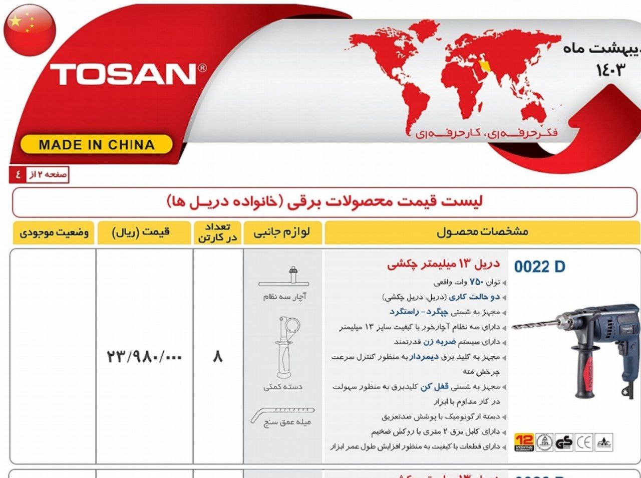 دریل ۰۰۲۲   توسن 