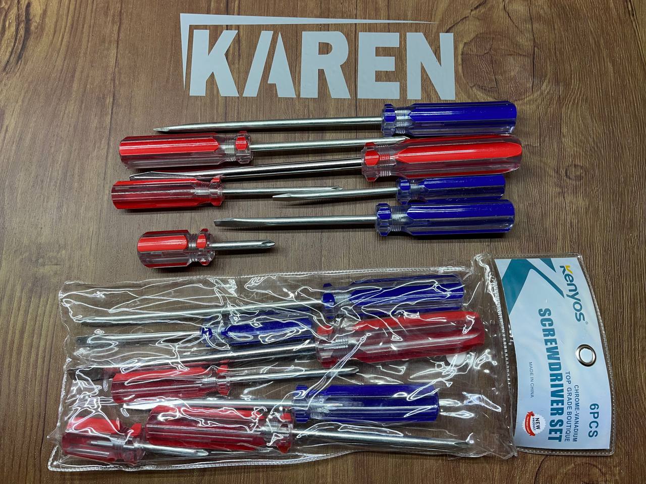 پیچ گوشتی ۷ عددی شیشه ای 