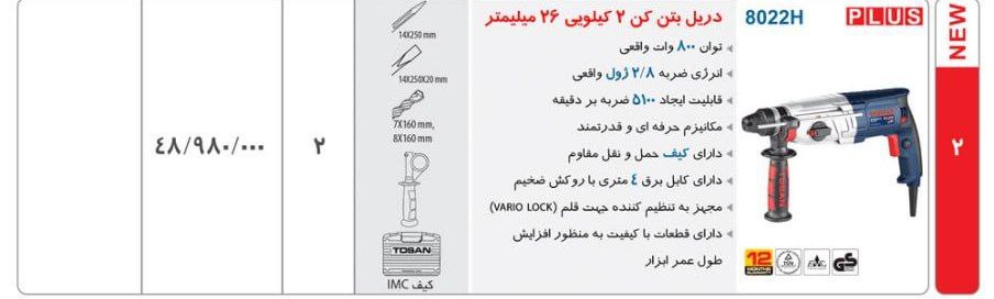بتن کن ۸۰۲۲   توسن 