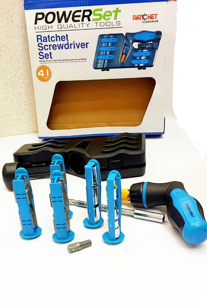  پیچ گوشتی جغجغه ای درجه یک 41 پارچه POWER Set