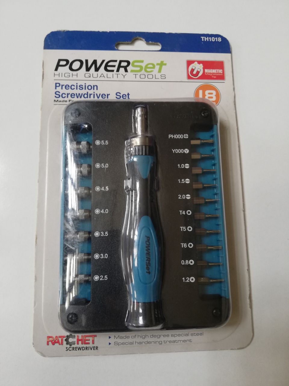  پیچ گوشتی موبایلی و ساعتی جغجغه ای درجه یک POWER Set