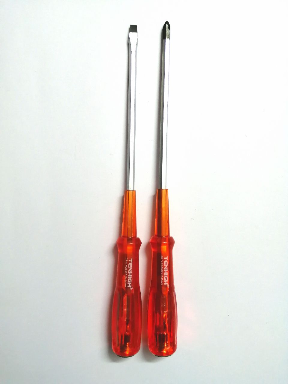 پیچ گوشتی ضربه خور 150*6نارنجی TENHIGH