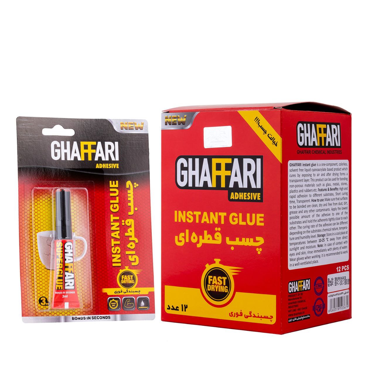  چسب قطره ای غفاری 