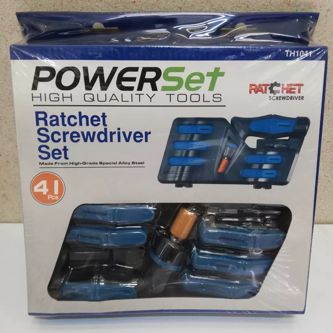 توزیع پیچ گوشتی جغجغه ای ۴١ پارچه درجه یک POWER Set 