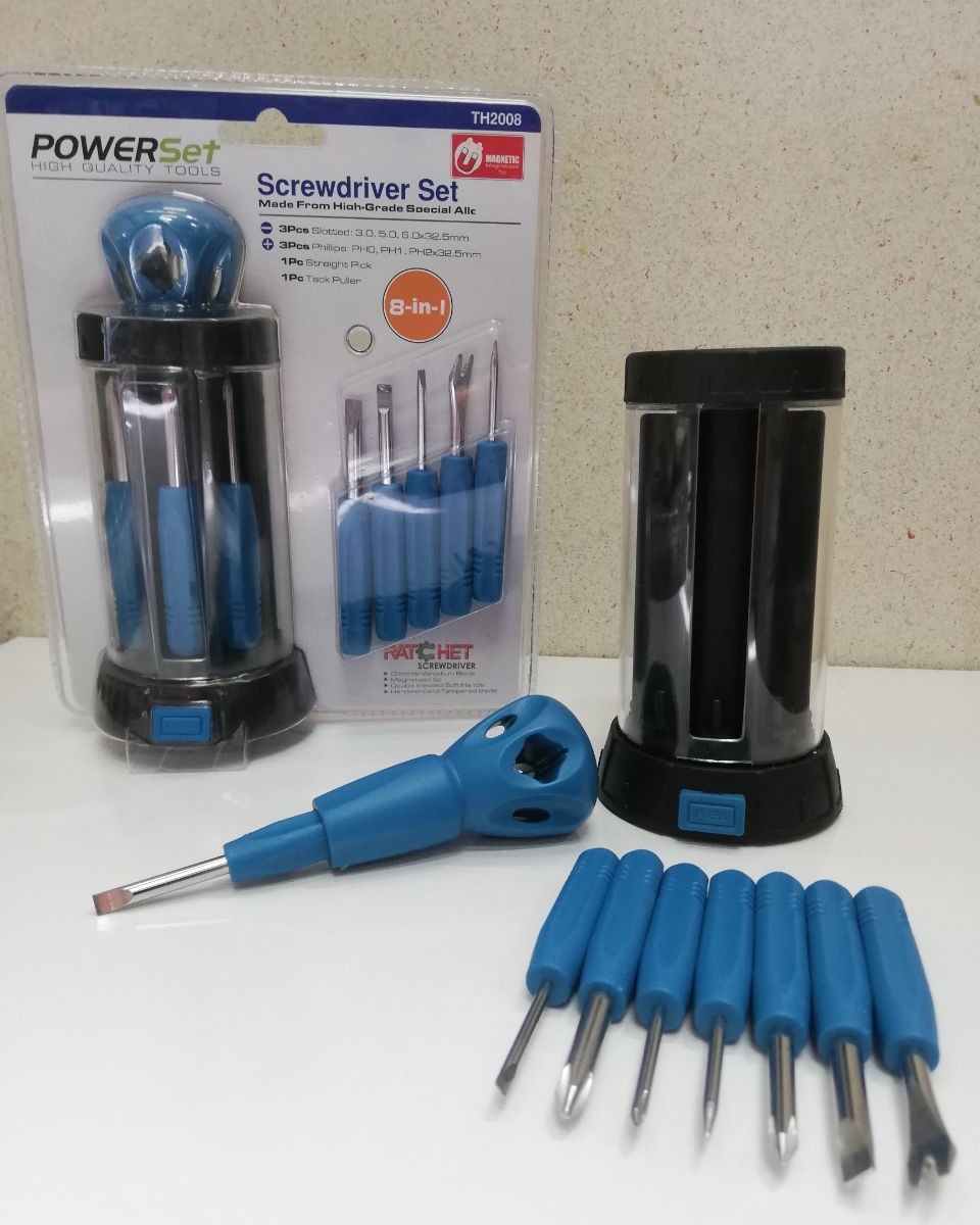 توزیع پیچ گوشتی ٩ عددی لیوانی درجه یک POWER Set 