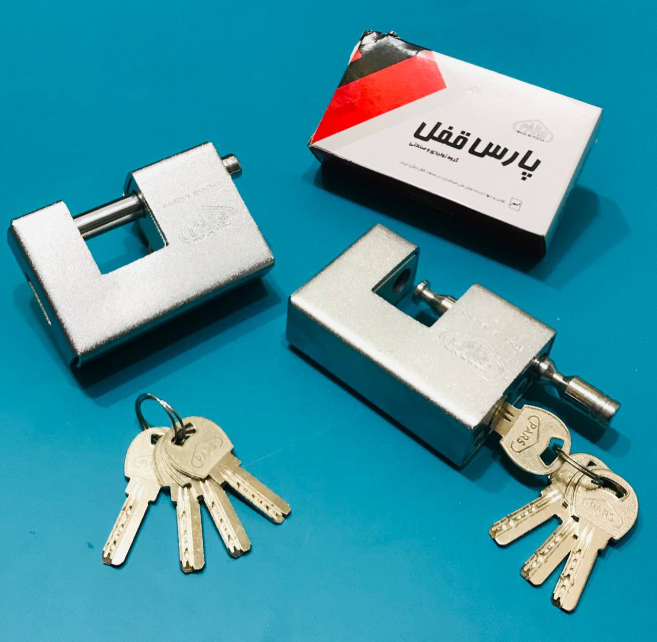  قفل کتابی ۹۰ روکشدار پارس 