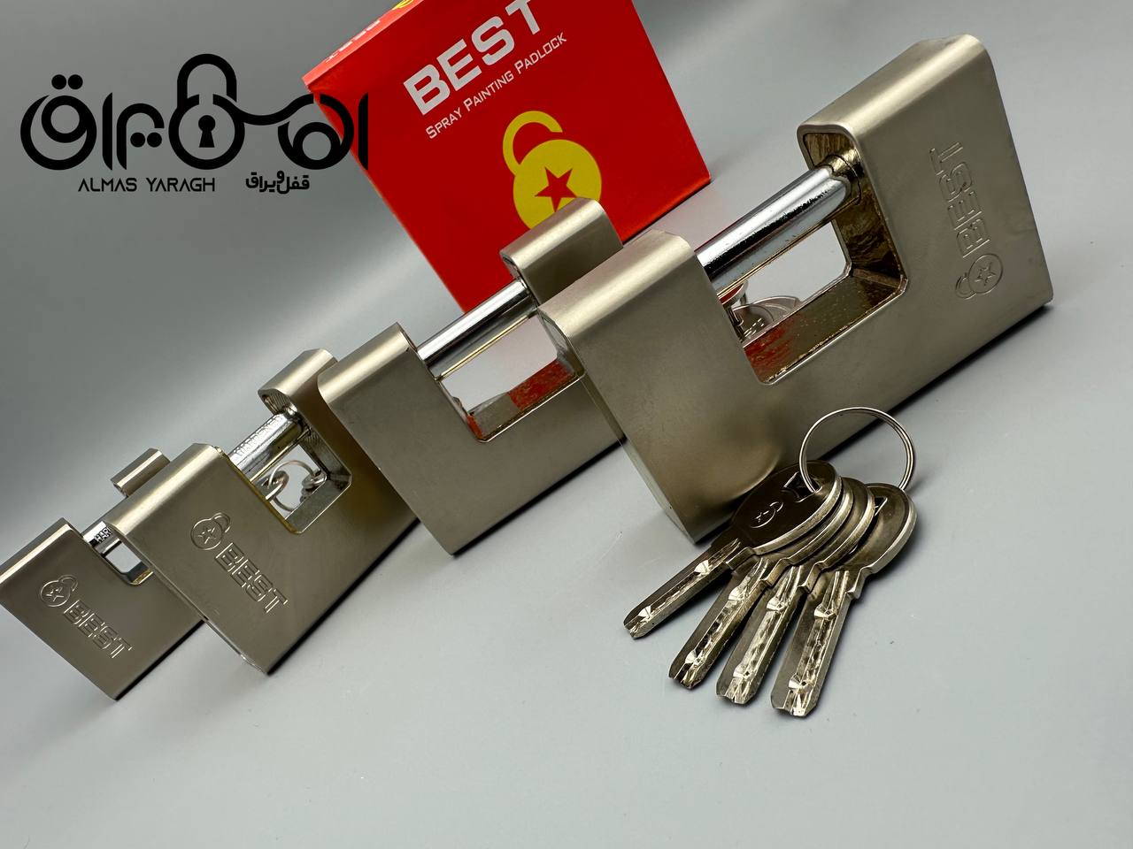 ⭐️قفل کتابی روکشدار نیکل بِستBEST ⭐️