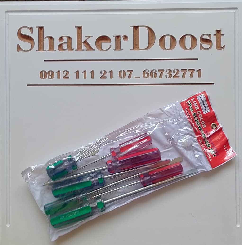 پیچ گوشتی ۷عددی طرح روبیکون