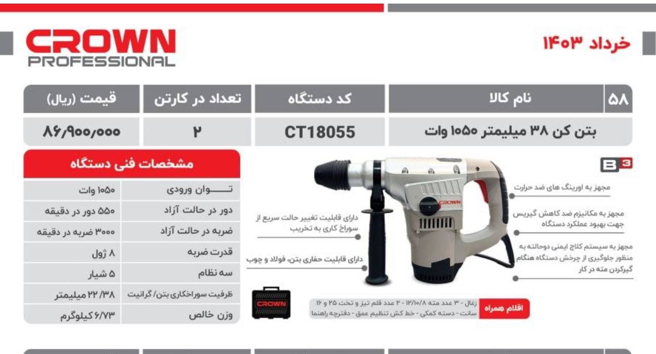 بتن کن ۱۸۰۵۵کرون 