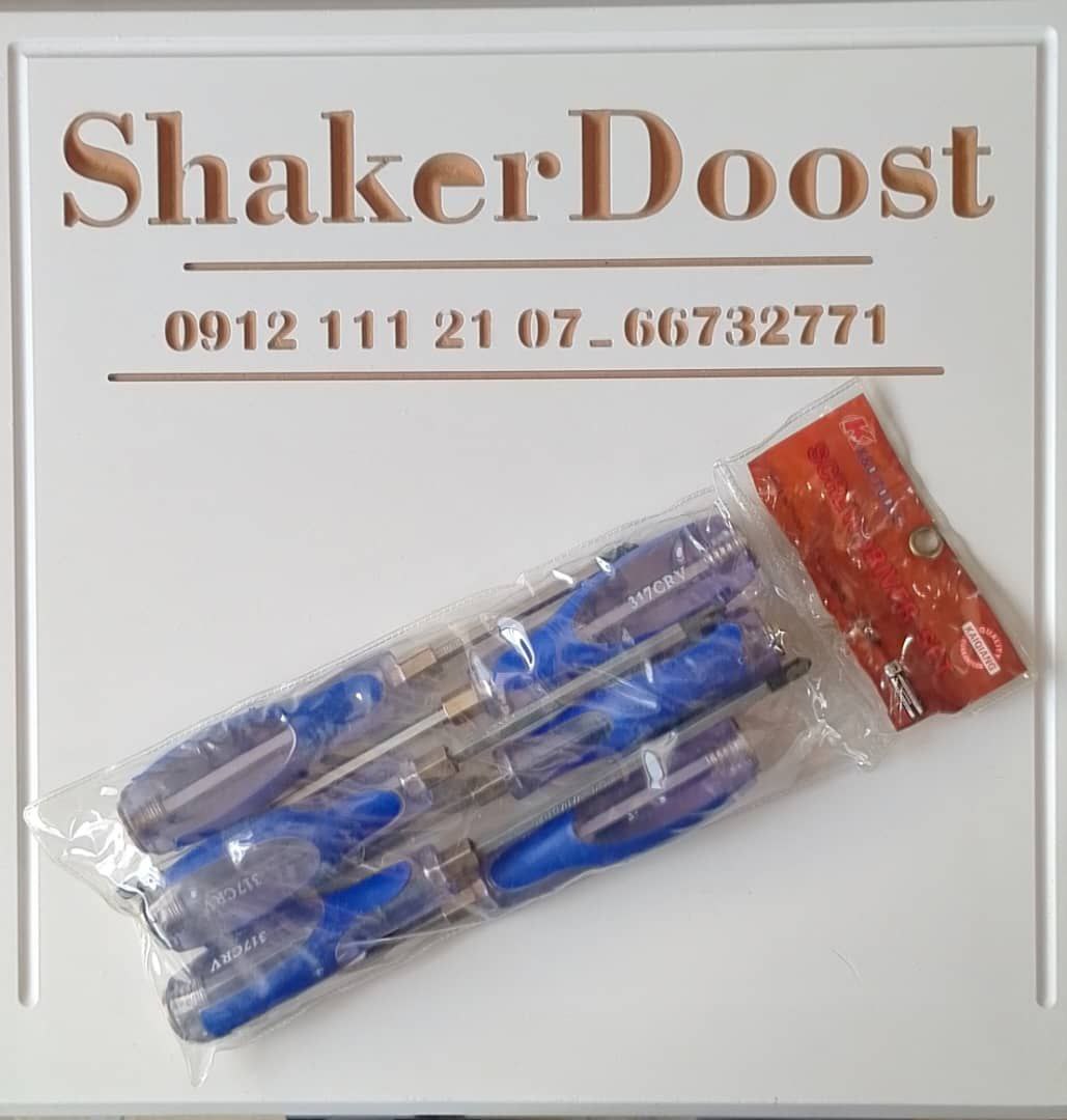 پیچ‌گوشتی کیفی ۶عددی  ضربه خور 