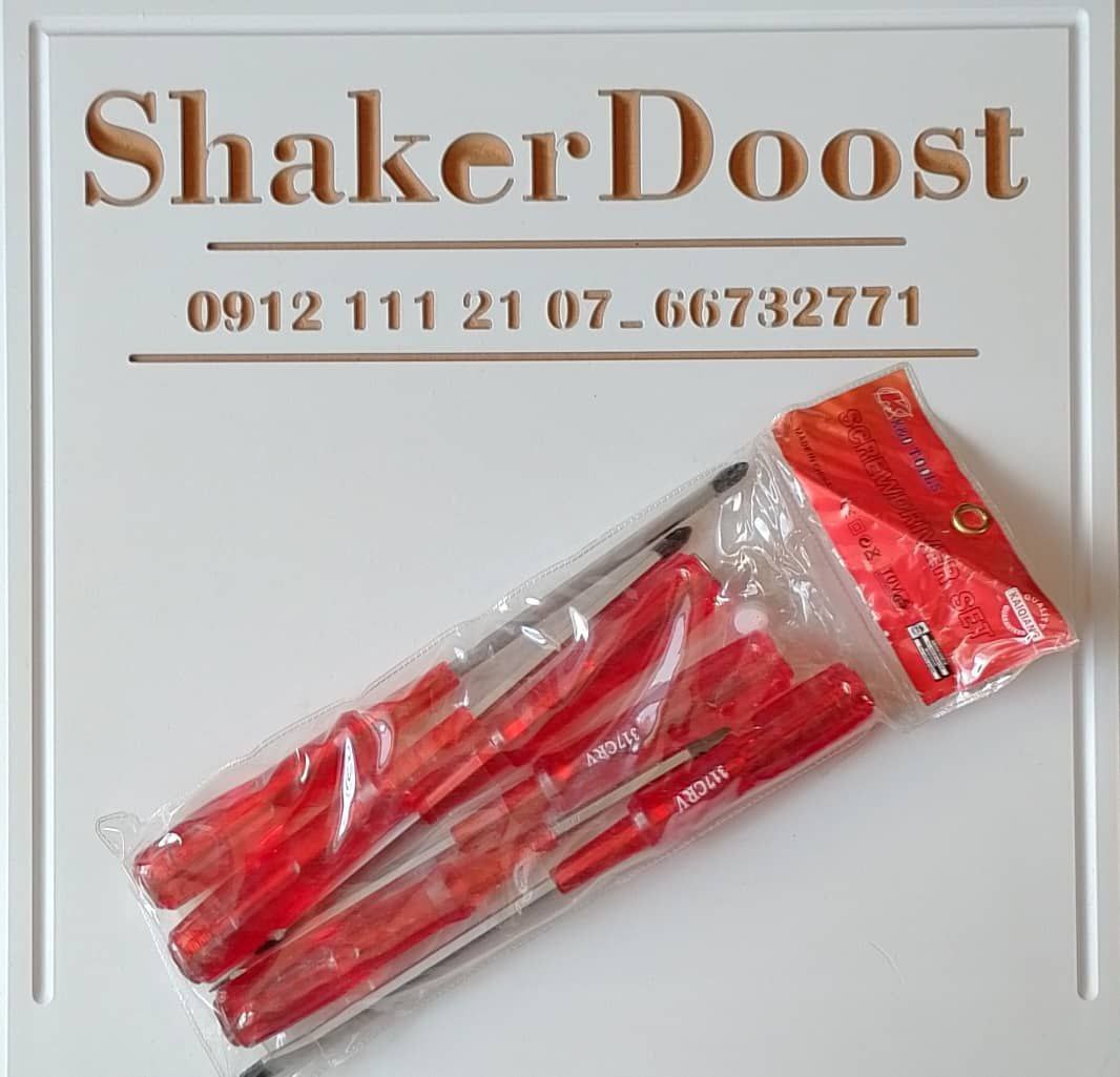 پیچ گوشتی کیفی ۶عددی ضربه خور 