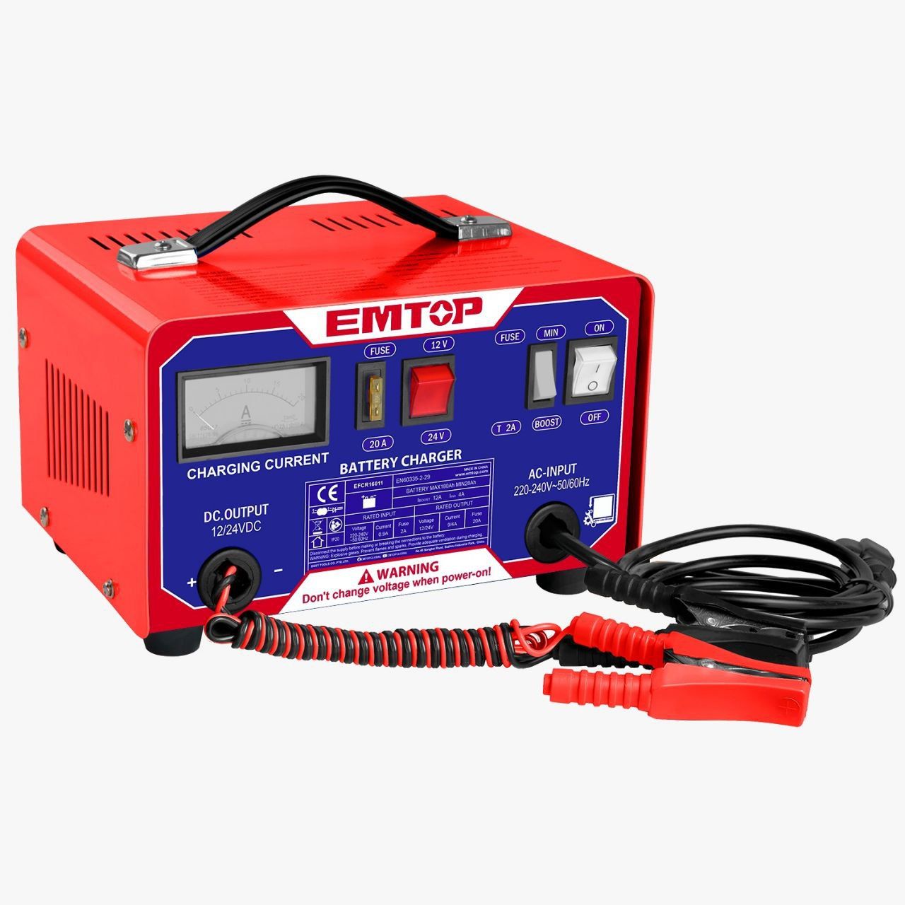  شارژ باطری حرفه ای EMTOP