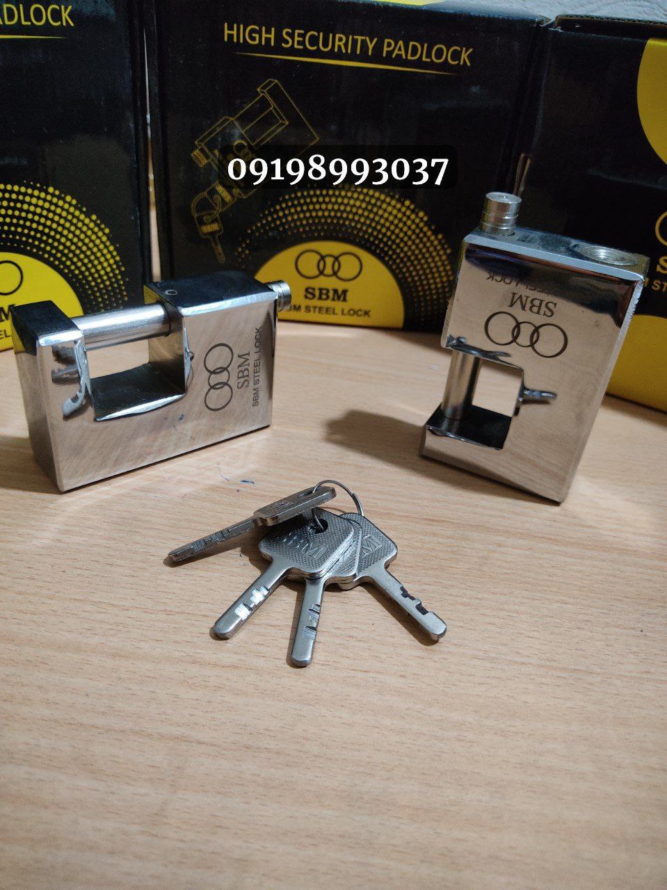  قفل کتابی 90 فولادی SMB 