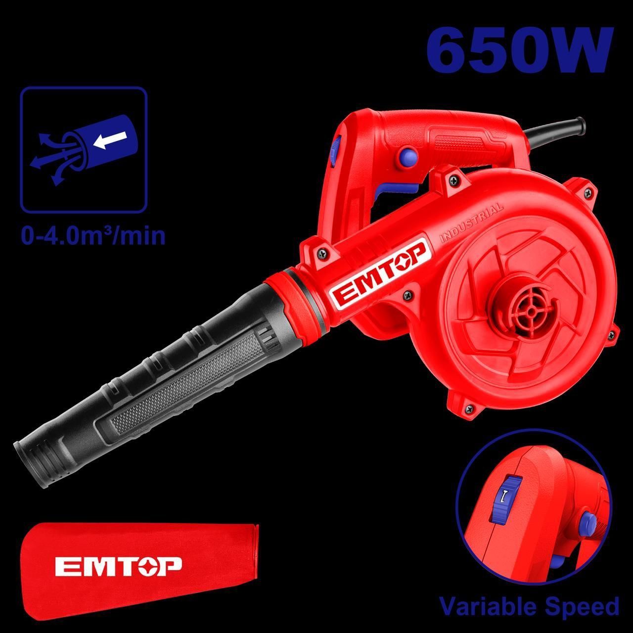. بلوور صنعتی دیمردار EMTOP