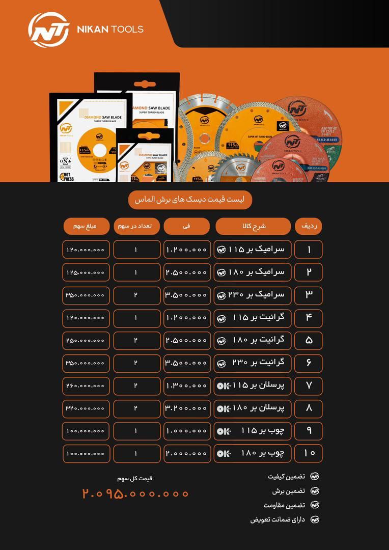 لیست قیمت سرامیک بر گرانیت بر پرسلان بر چوب بر 