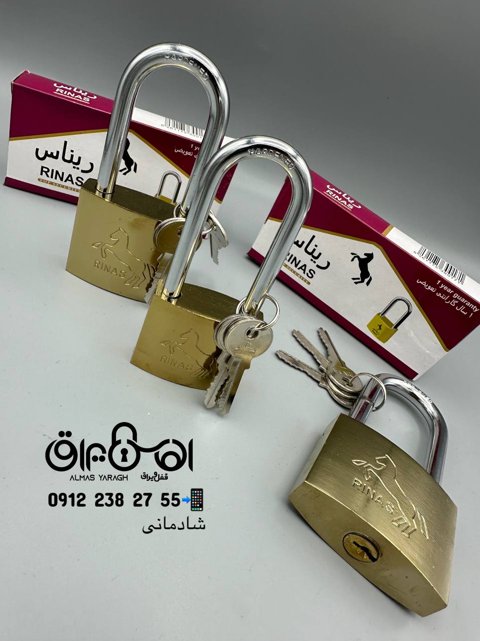 ⭐️قفل آویز پایه بلند ریناس ⭐️
