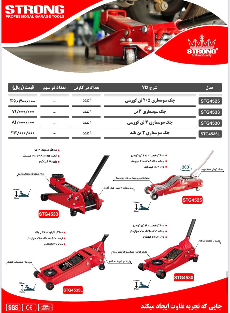 نماینده رسمی فروش محصولات #استرانگ 