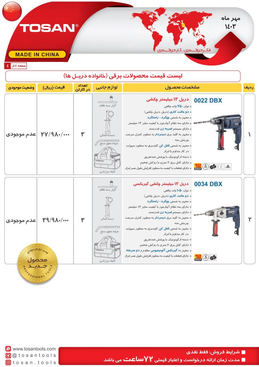 دریل توسن