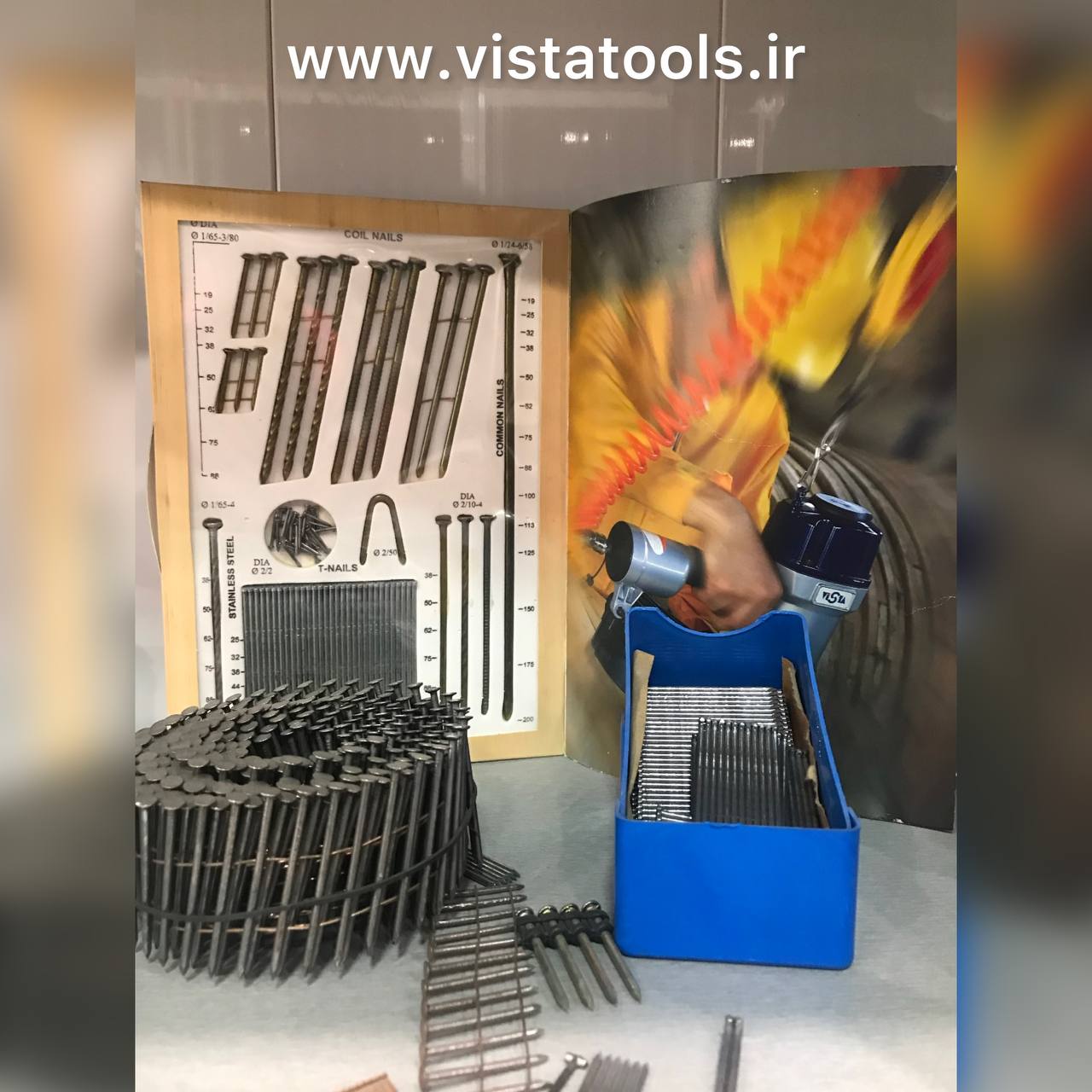 عرضه كننده انواع ميخكوب و ميخ نوارى * Vista * 