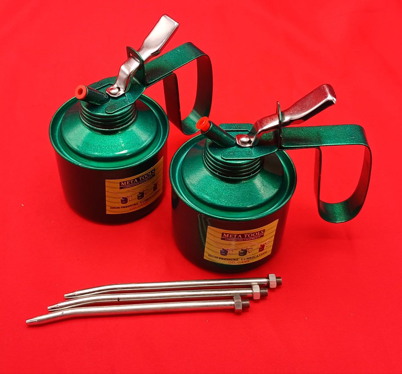 روغن دان بزرگ هندی پمپ فلزی 