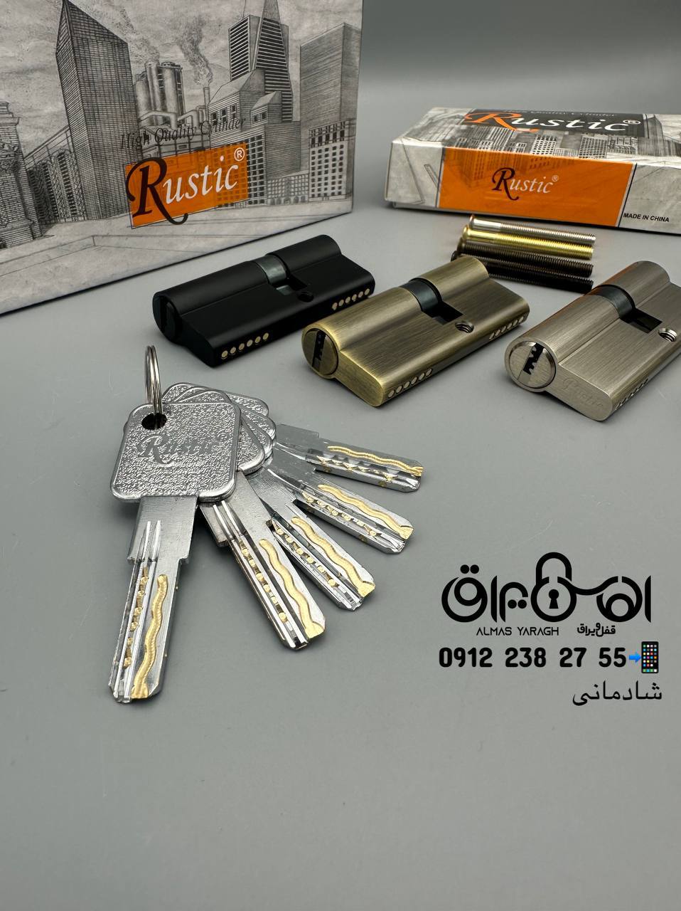 ⭐️سیلندر ۷ تمام برنج جعبه کادویی روستیک⭐️