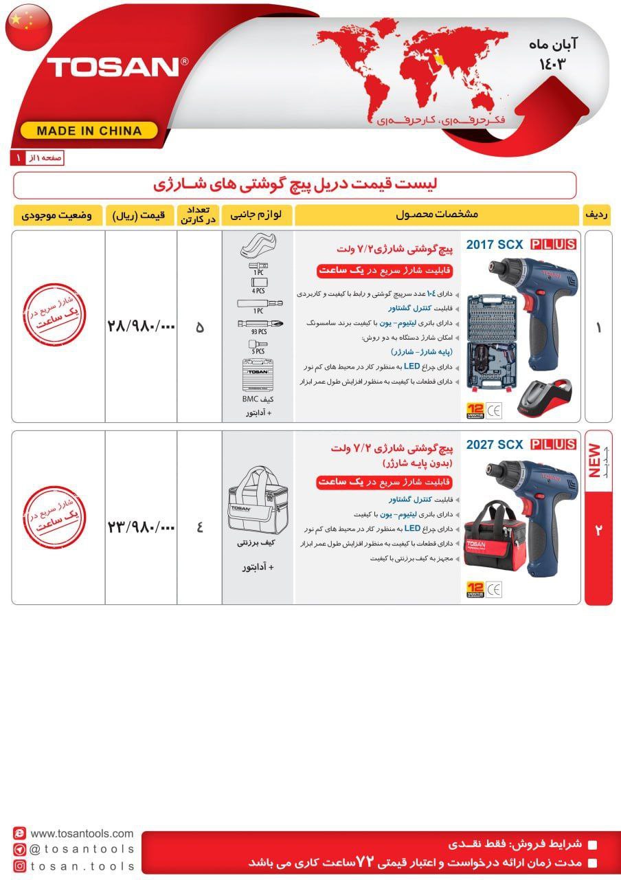 ⭕⭕فروشگاه ابزار طوسی⭕⭕