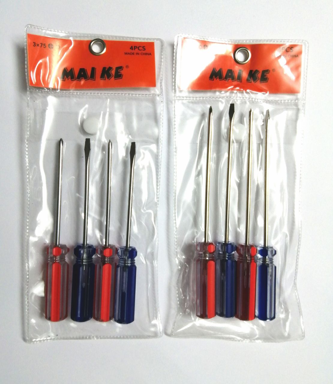 کیت پيچ گوشتی 4عددی شیشه ای Maike 