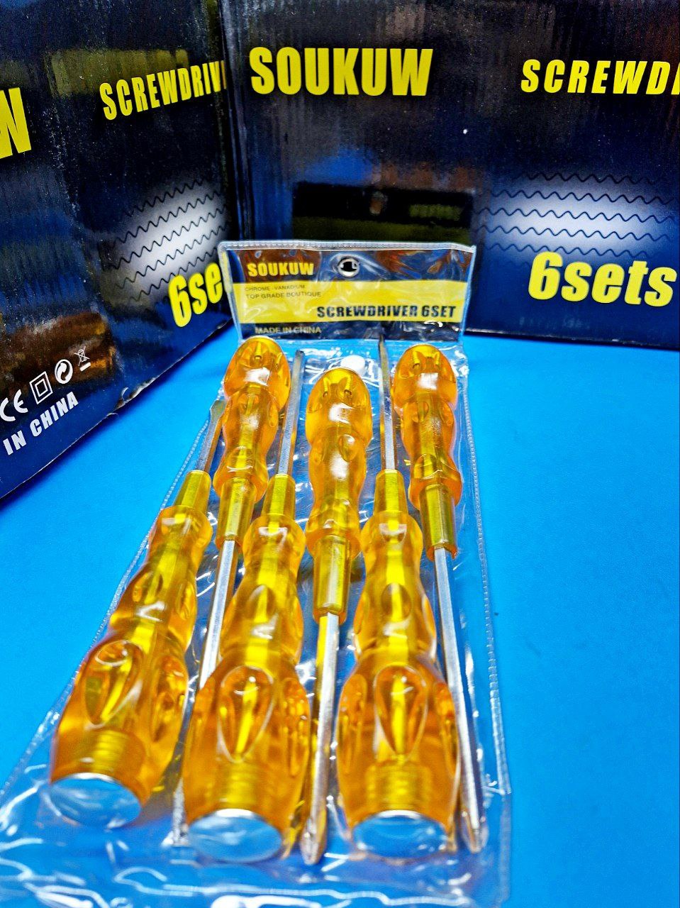 پیچ گوشتی 6 عددی ضربه خور 