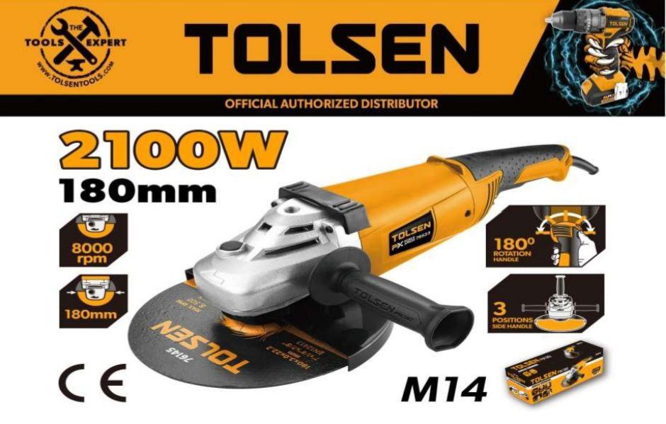 فرز آهنگری 180 میلیمتر 2100 وات تولسن