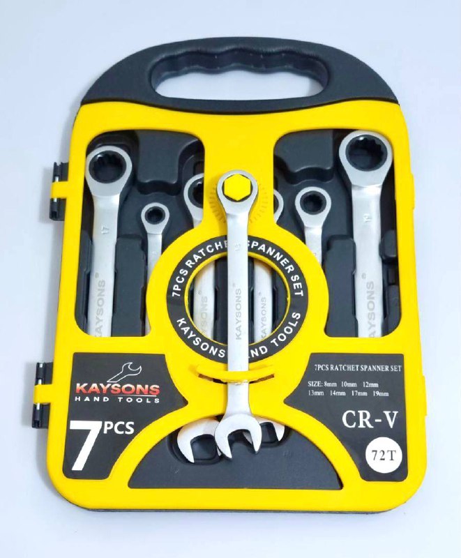 آچار سری ۷ عددی جغجغه ای 