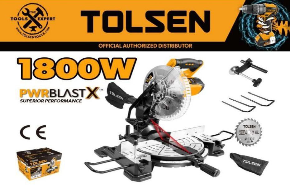 اره فارسی بر ثابت 255 میلیمتر 1800 وات تولسن