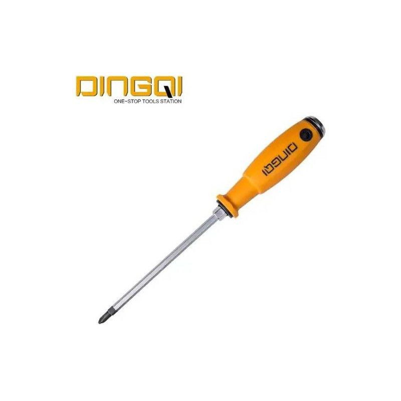  پیچ گوشتی ضربه خور چهارسو 4 اینچ دینگی مدل 68104