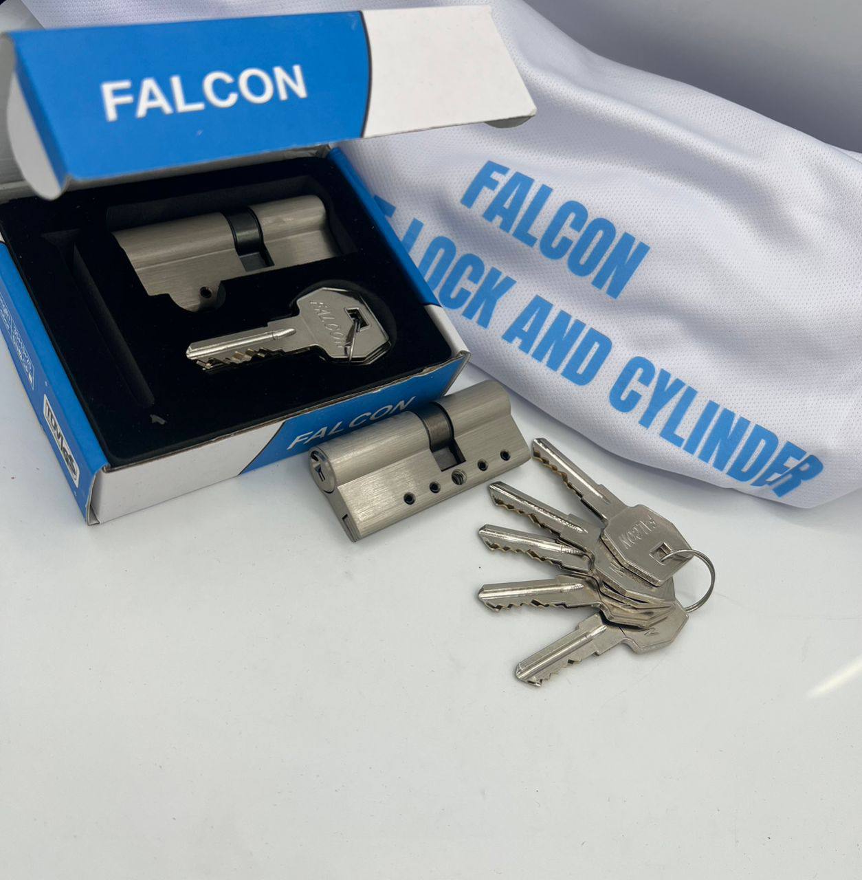 سیلندر 7سانت دوشیار فول برنجی تسمه خطی FALCON