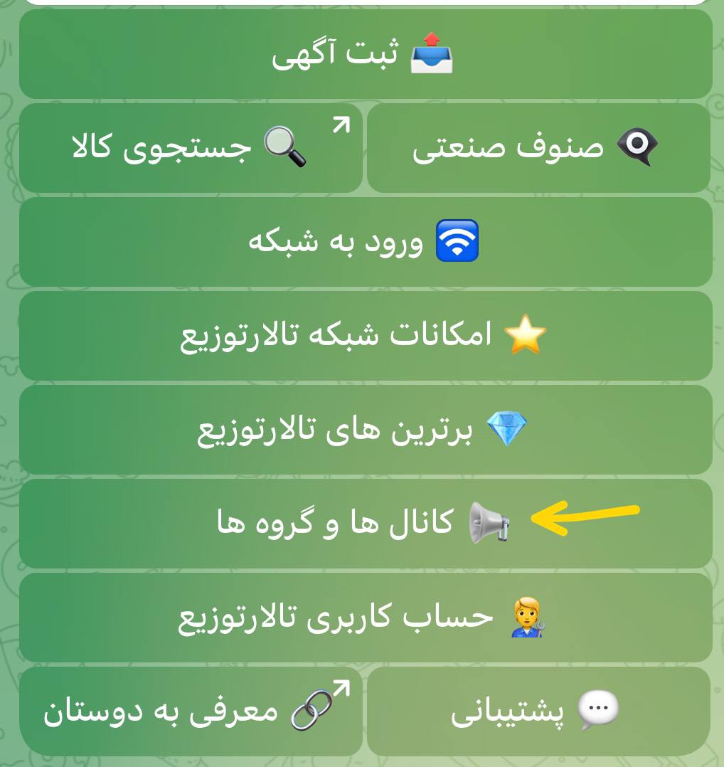 در صورتی که عضو یکی از گروه های تالارتوزیع هستید