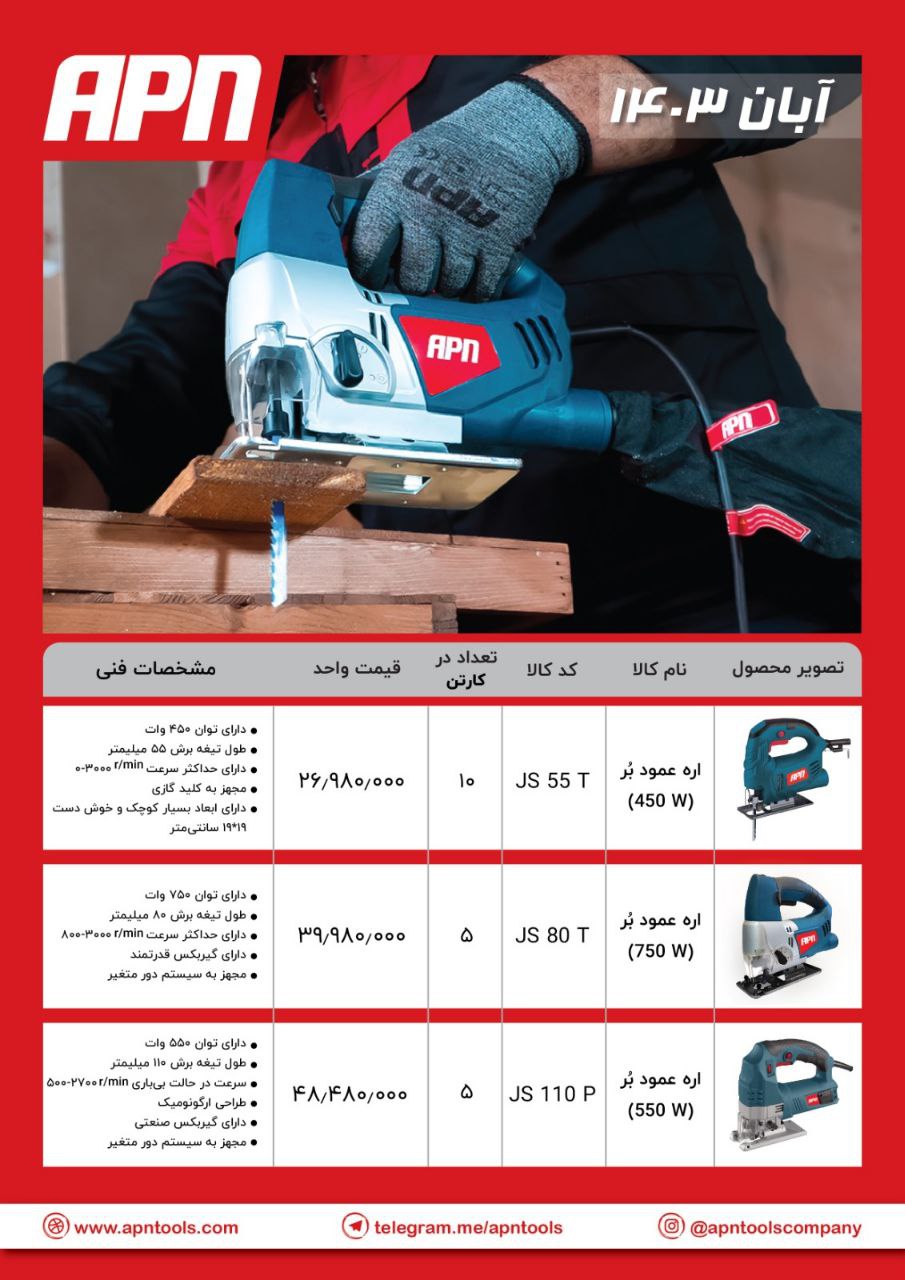 لیست جدید apn