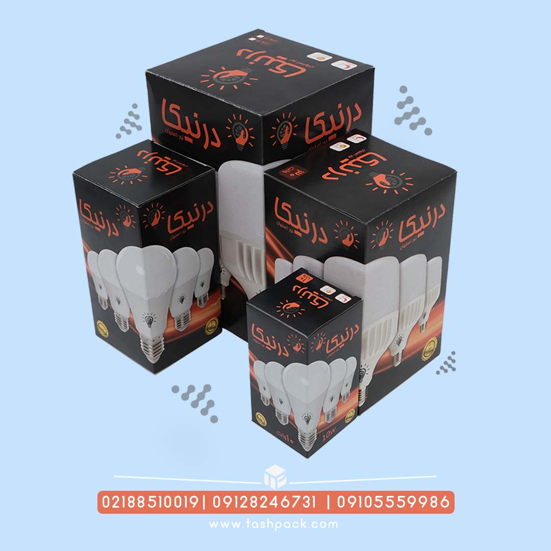 بسته بندی لامپ