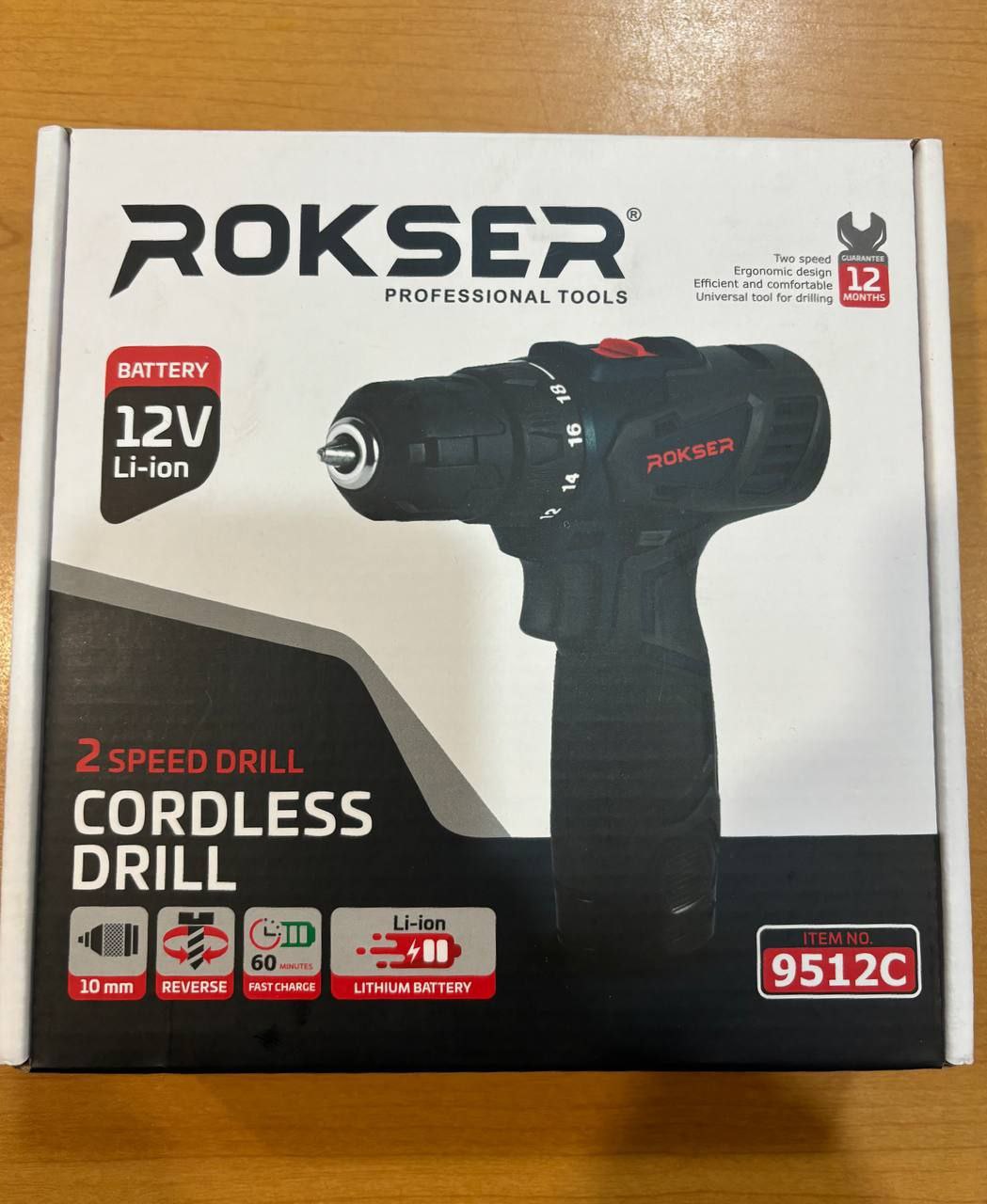 دریل شارژی Rokser 
