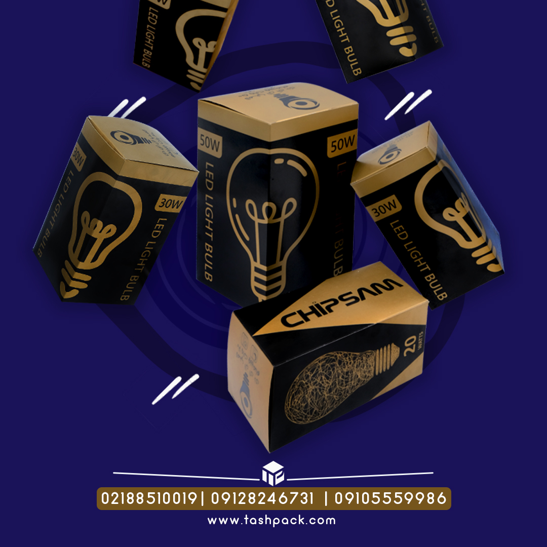 چاپ جعبه لامپ 