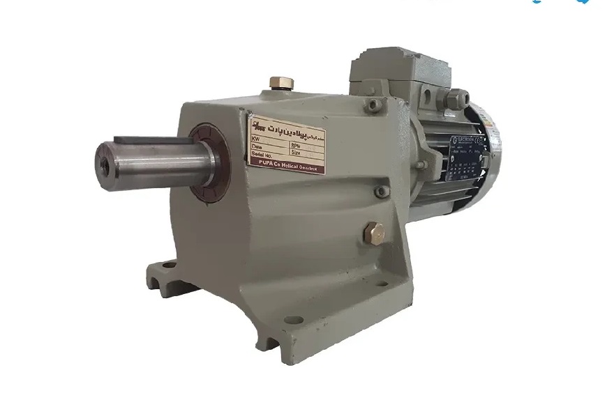 الکتروگیربکس پولادین پارت هلیکال شافت مستقیم 0.5 اسب سری G