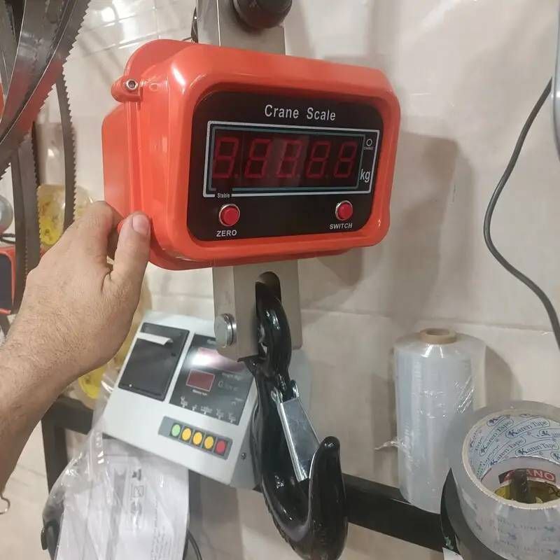  باسکول دیجیتال آویز پرینتر دار 10 تن