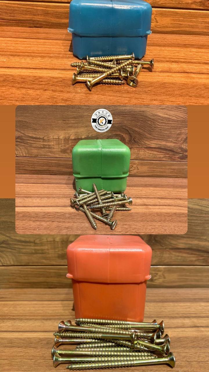 پیچ چوب طلایی چهارسو و دوسو ،سبک و سنگین