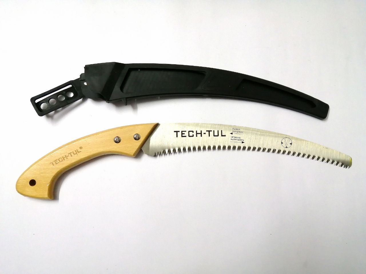 اره کج دسته چوبی TECH-TUL 