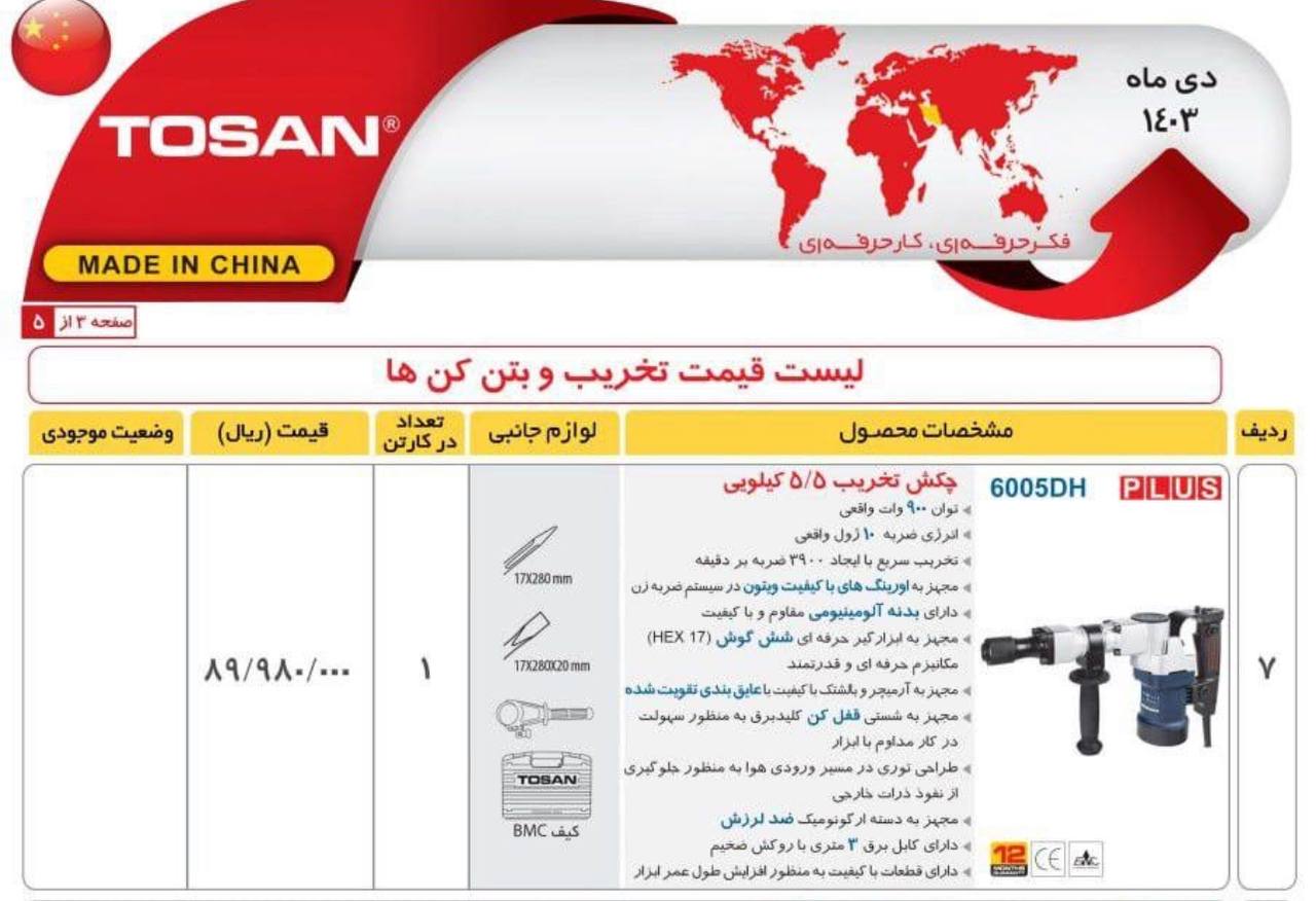 بتن کن ۶۰۰۵توسن 