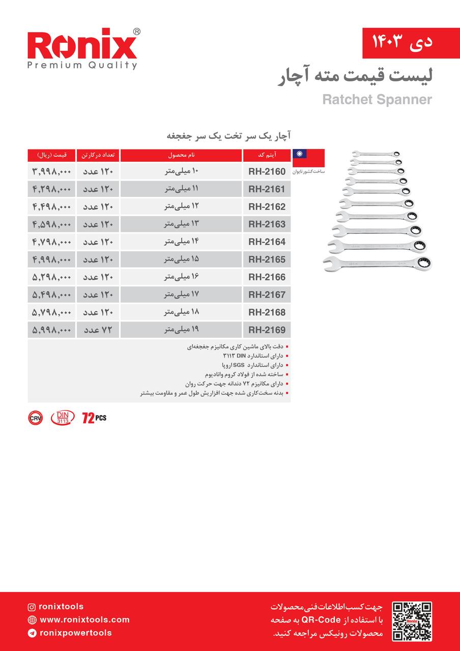 لیست قیمت دی 1403