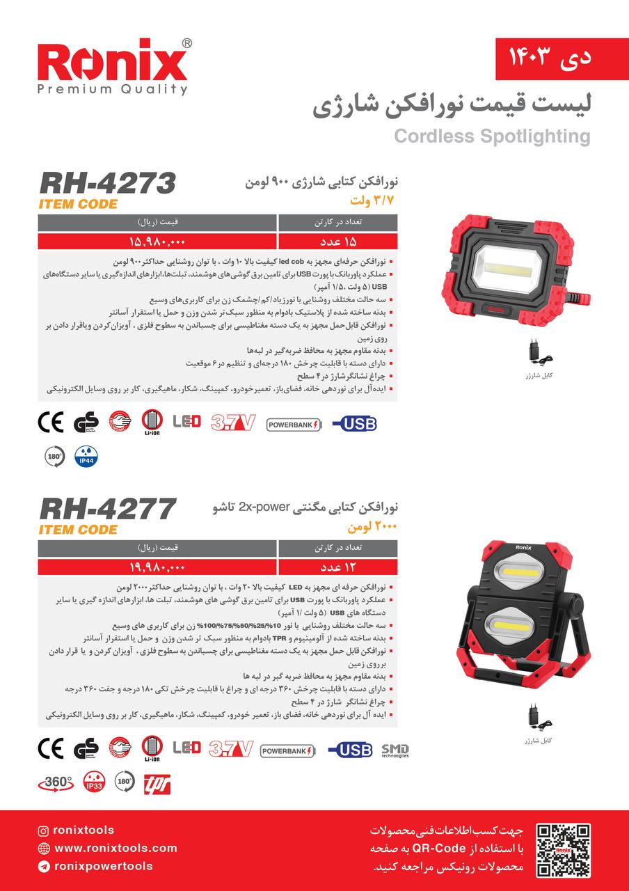 لیست قیمت دی 1403